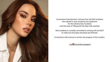 Pika’s Pick: Cornerstone Entertainment, Catriona Gray, and Nas Daily stop accepting applicants for Catriona Gray Academy amid Whang-Od controversy