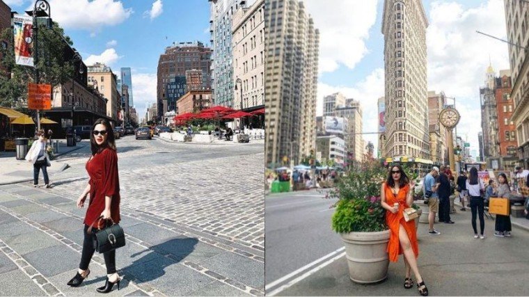 KC Concepcion took it to the streets of New York not only to admire its beautiful surroundings but to do it stylishly, as well.