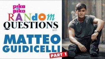 PART 1: Matteo Guidicelli answers Random Questions from Pikapika!