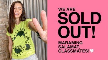 Kim Chiu’s “Bawal Lumabas” shirts are sold out!