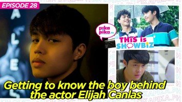 This is Showbiz #28: Getting to know the boy behind the actor Elijah Canlas