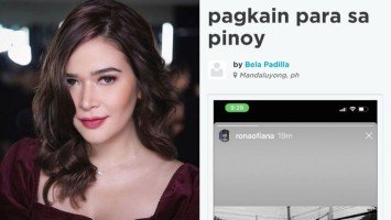 Bela Padilla sets up online funding for street vendors affected by COVID-19 scare