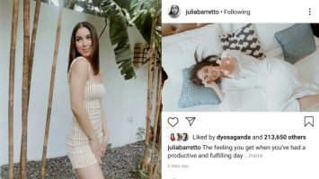 Julia Barretto mutes comments on Instagram