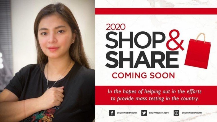 Angel Locsin relaunches her Shop & Share fundraising effort to purchase COVID-19 testing kits!