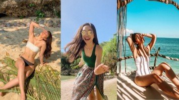 Celebrity poses to cop on your next beach getaway