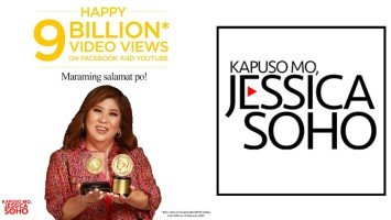 Pika's Pick: GMA-7’s Kapuso Mo, Jessica Soho accumulates 9 Billion combined views on YouTube and Facebook