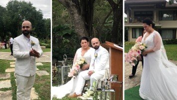 Lotlot de Leon weds Lebanese fiancé in intimate Batangas ceremony