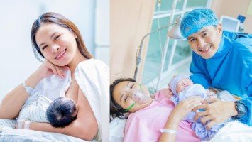 Kapuso actress Arny Ross gives birth to first baby, Jordan Franco