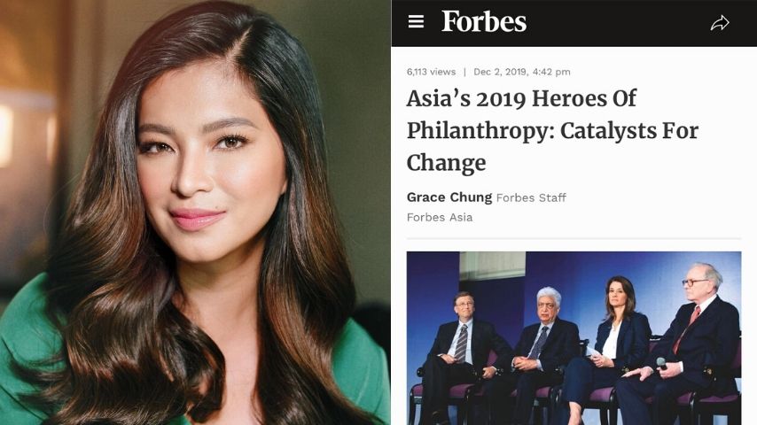 Angel Locsin Named As One Of Asia S Most Generous Charity Donors By Forbes Pikapika