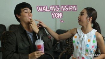 Maymay and Edward play the Face Freeze Challenge