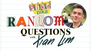 Xian Lim answers 19 Random Questions from Pikapika!