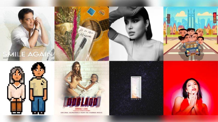 Viva Records’ new releases for this weekend is a merry, interesting mix of inspirational pieces, joyful love songs, and sophisticated club music. Featured artists range from heavyweights to newbies such as (clockwise from top left) Martin Nievera (“Smile Again”), Gabo Gatdula (“Di Ko Man Masabi”), CLAUDIA [Barretto] (“Trigger”), new rap group X –BATASAN (“HALIKANA”), Janine Tenoso (“Laro”), Mikee Misalucha (“Gabay”), Shanne Dandan (“Sandali Lang” as Doblado OST), and ADIE x Janine Berdin (“Mahika”).
