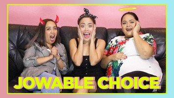 Kim Molina, Kakai Bautista, and Cai Cortez play the #Jowable’s Jowable Choice