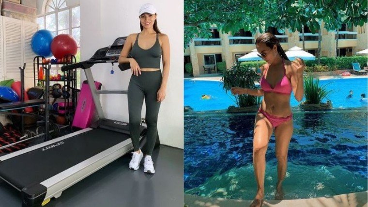 Who says moms don't have time to look good? Aubrey Miles proves in her daily workout videos the being a mom does not hinder you to looking amazing!